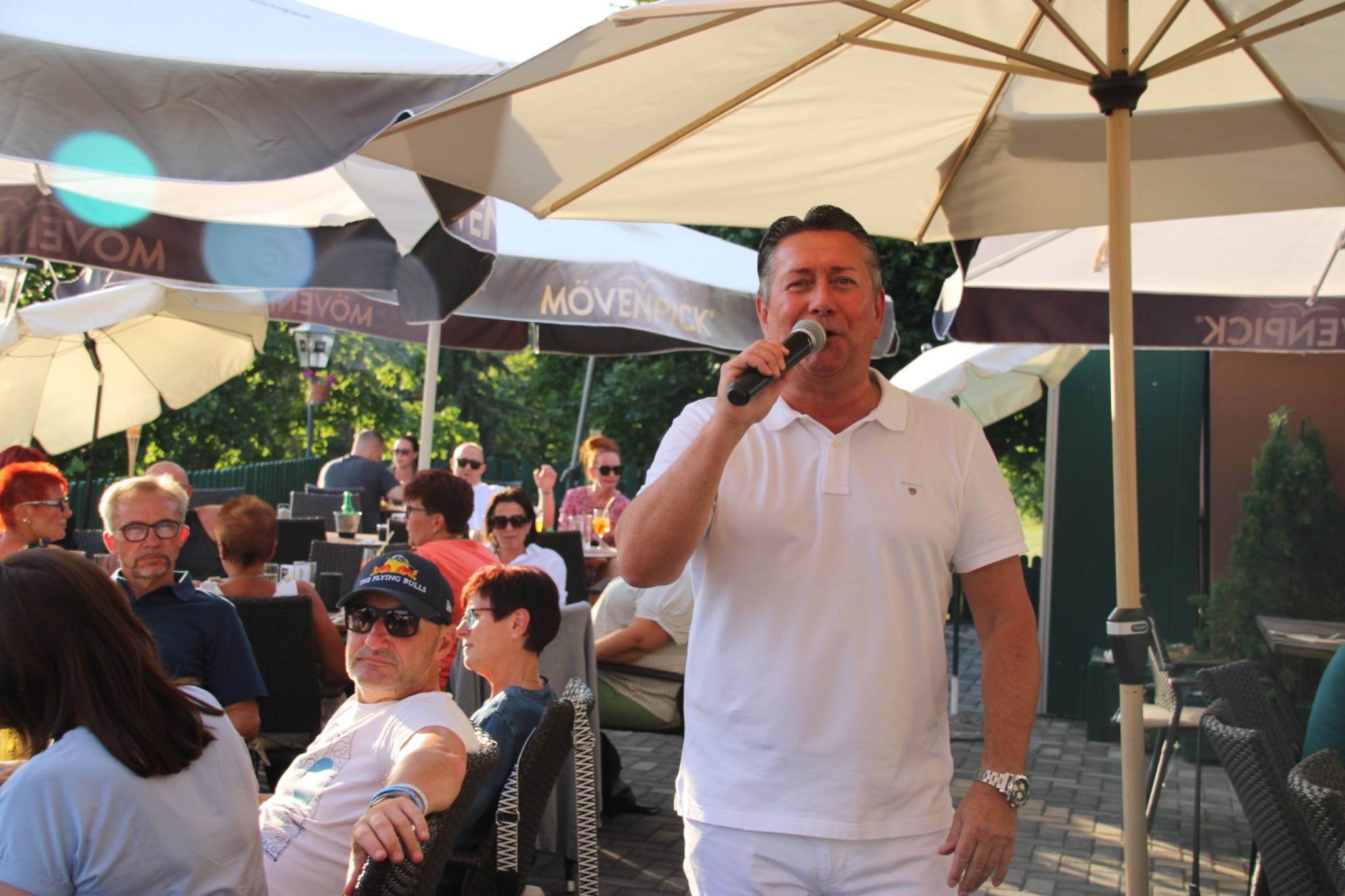 Harry Gartler bei einem Live-Auftritt